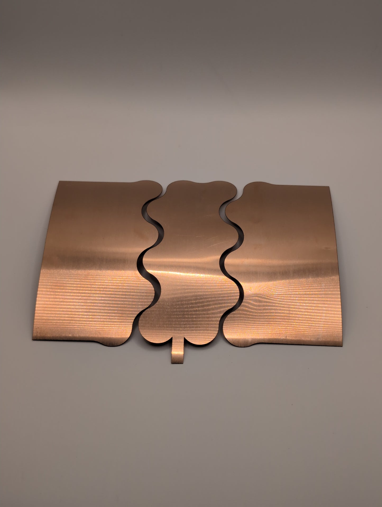 Custom Laser-cut copper sheets